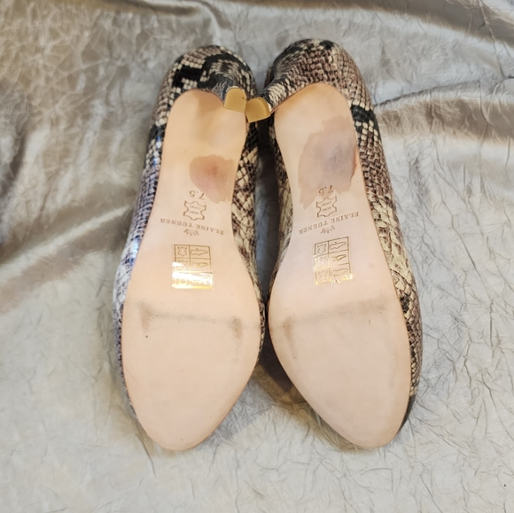 ELAINE TURNER PLATFORM HEELS SZ 7.5